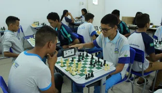 Atletas da rede de ensino de Teresina.