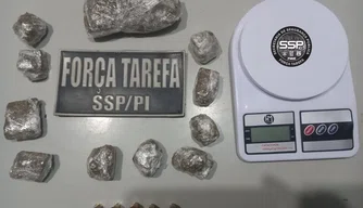 PMPI prende dois homens por tráfico de drogas.