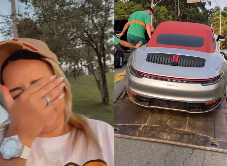 Deolane Bezerra e dois veículos