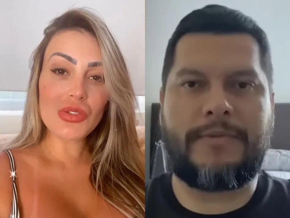 Andressa Urach e ex-marido Thiago Lopes