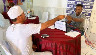 População de terreiro em Teresina recebe atendimento do CadÚnico
