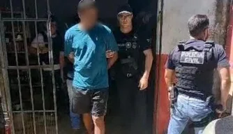 Homem é preso por latrocínio na zona Sudeste de Teresina.