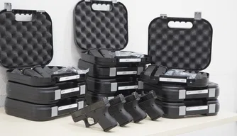 Polícia Militar recebe 100 novos armamentos no Piauí.