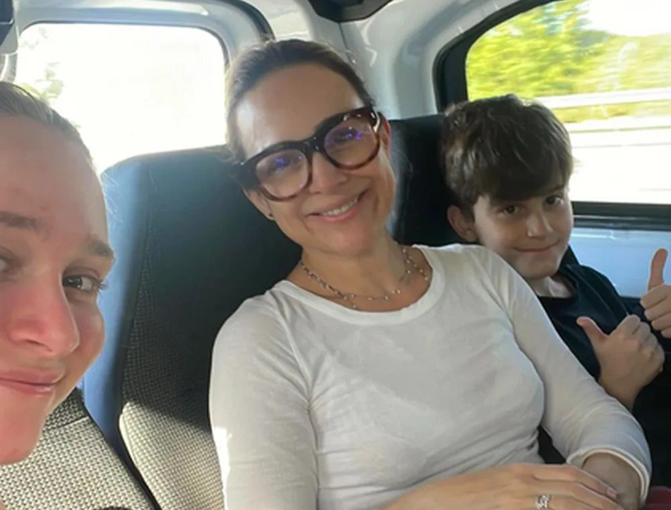 Gabriela Duarte e filhos