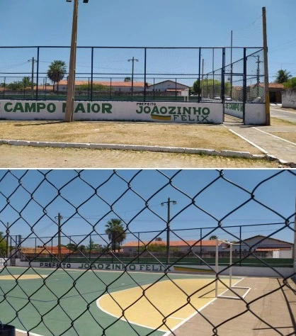 Quadra do Zabelão na cidade de Campo Maior.