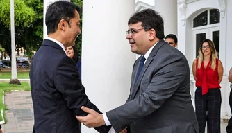 Rafael Fonteles recebe Embaixador do Japão no Brasil