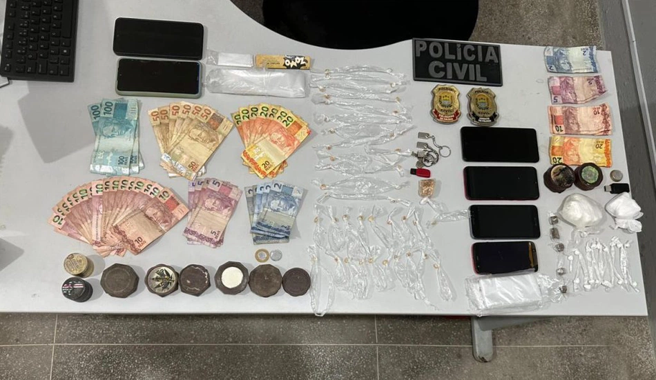Prisão por tráfico de drogas