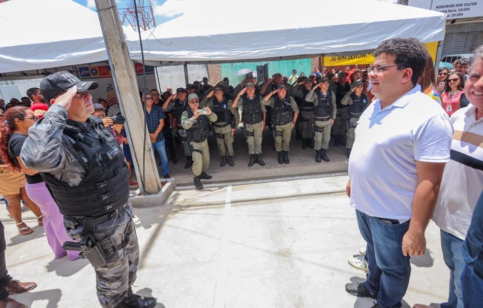 Rafael Fonteles inaugura Unidade Integrada de Segurança