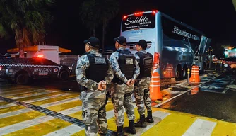 Operação policial para a partida entre Fluminense e Fortaleza