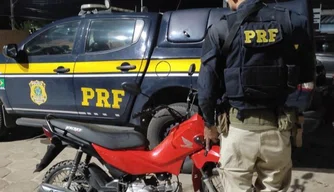 Motocicleta apreendida