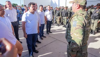 Entre as realizações, o governador inaugurou três obras de pavimentação do Orçamento Participativo Anual (