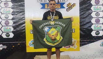 Sargento da PM-PI conquista medalha de ouro em Competição Nacional de Jiu-Jíts