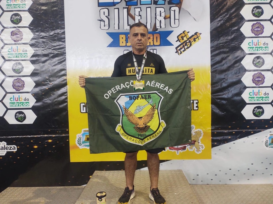 Sargento da PM-PI conquista medalha de ouro em Competição Nacional de Jiu-Jíts