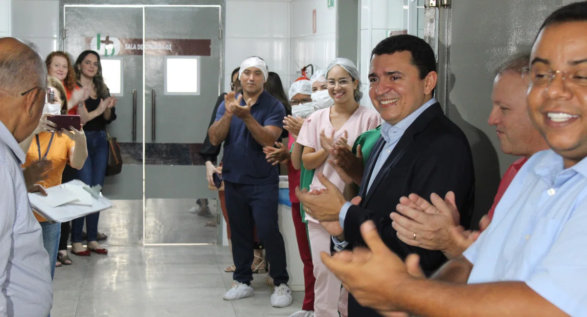 Inauguração do centro cirúrgico no Hospital do Dirceu II