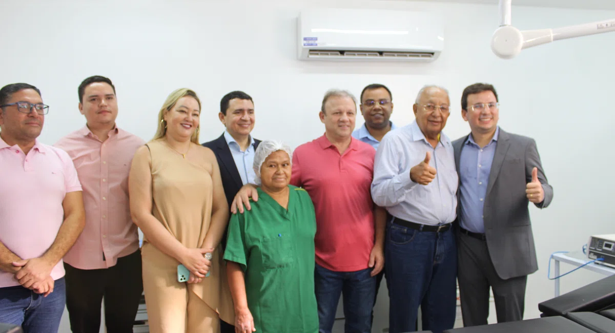 Inauguração do centro cirúrgico no Hospital do Dirceu II