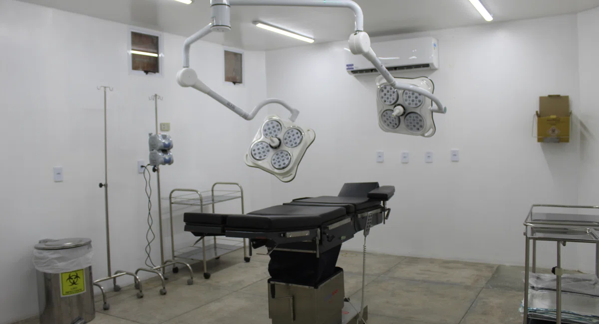 Inauguração do centro cirúrgico no Hospital do Dirceu II