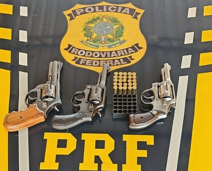 PRF apreende armas de fogo de origem internacional em Floriano