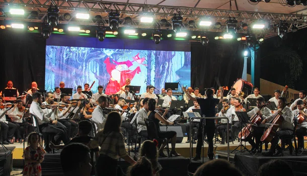Concerto com músicas da Disney reúne grande público no Parque da Cidadania