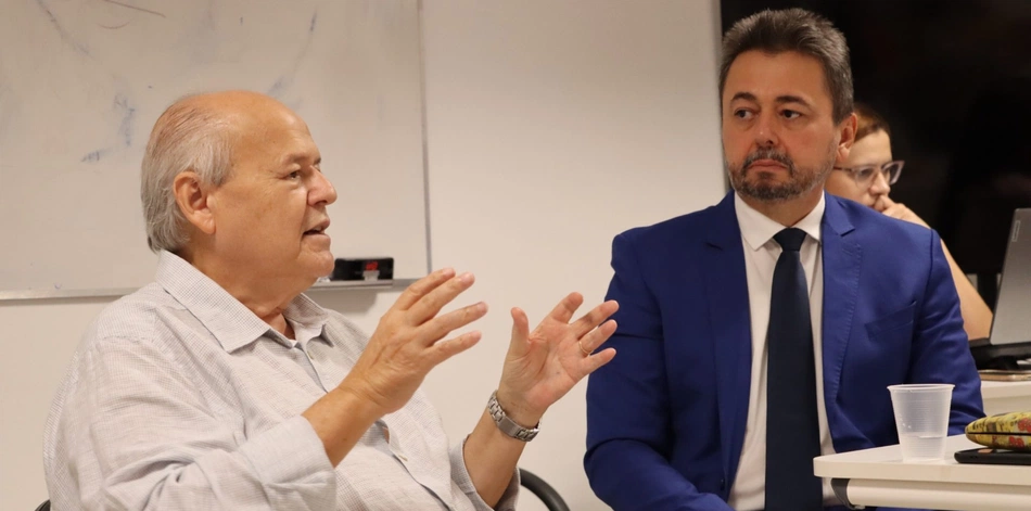 Audiência do Ministério Público com o presidente da FMS, Charles da Silveira