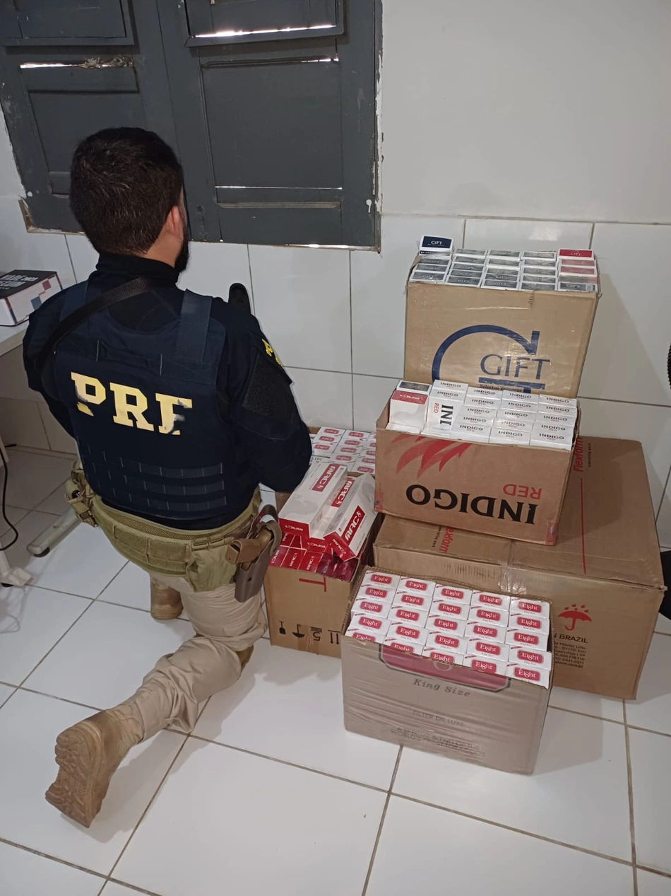Apreensão de carga de cigarros