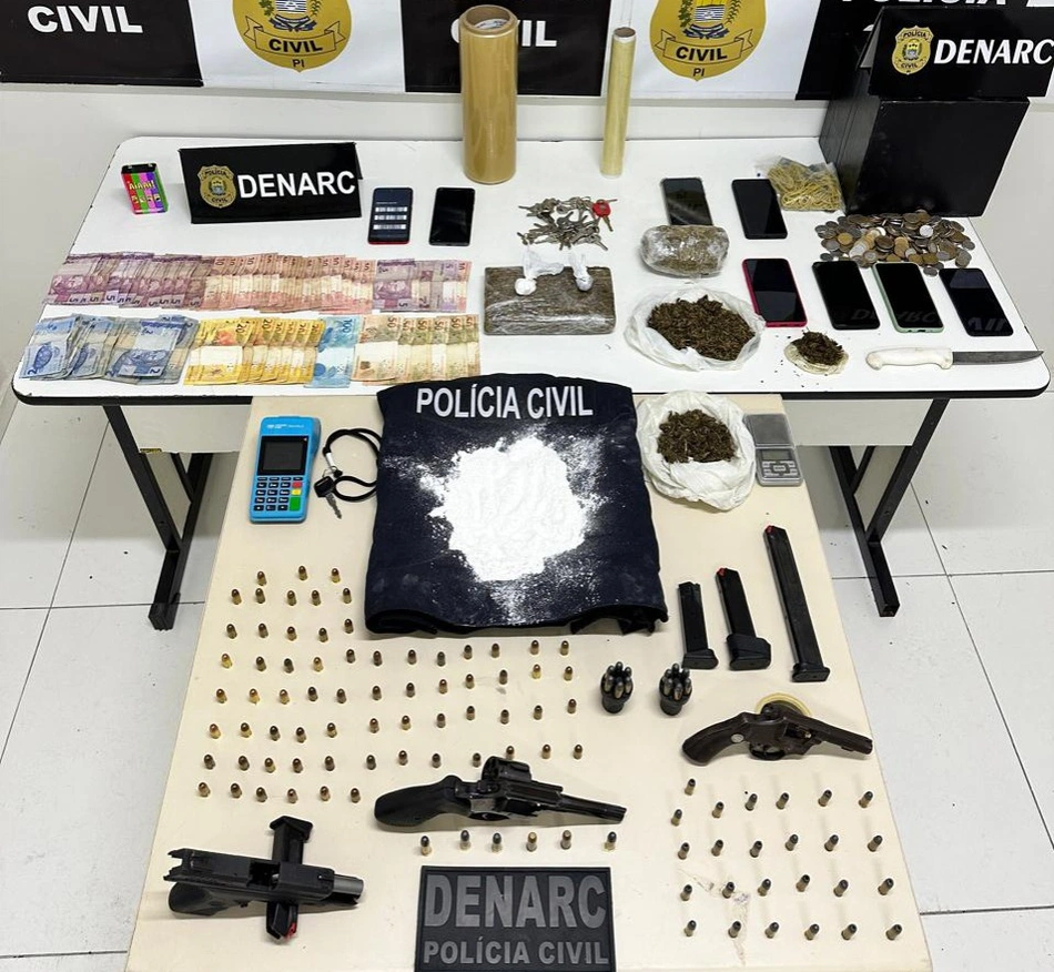 DENARC realiza operação contra tráfico de drogas em dois bairros de Teresina