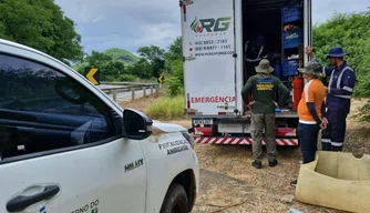 Fiscalização em rodovia Semarh