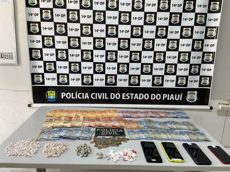Apreensão realizada pela Polícia Civil em Altos