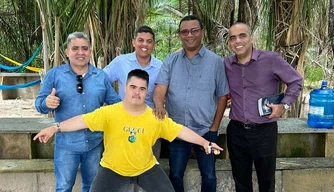 Geraldo Jarques durante a abertura da Juventude Retirante