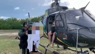 Resgate de família em Cajueiro da Praia