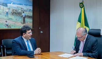 Gov. Rafael Fonteles e Min. Geraldo Alckimin