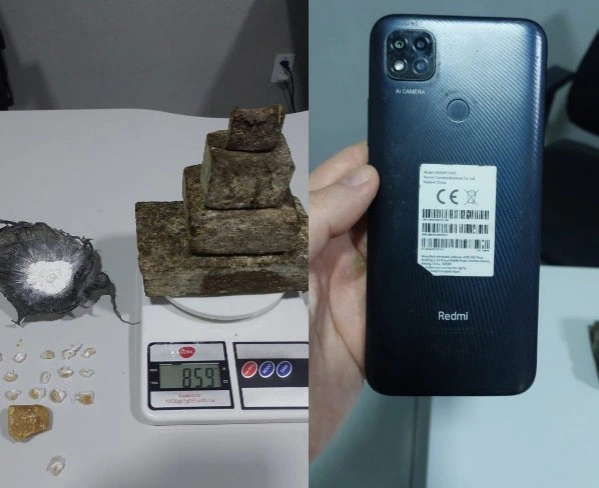 materiais apreendidos pela Polícia Civil