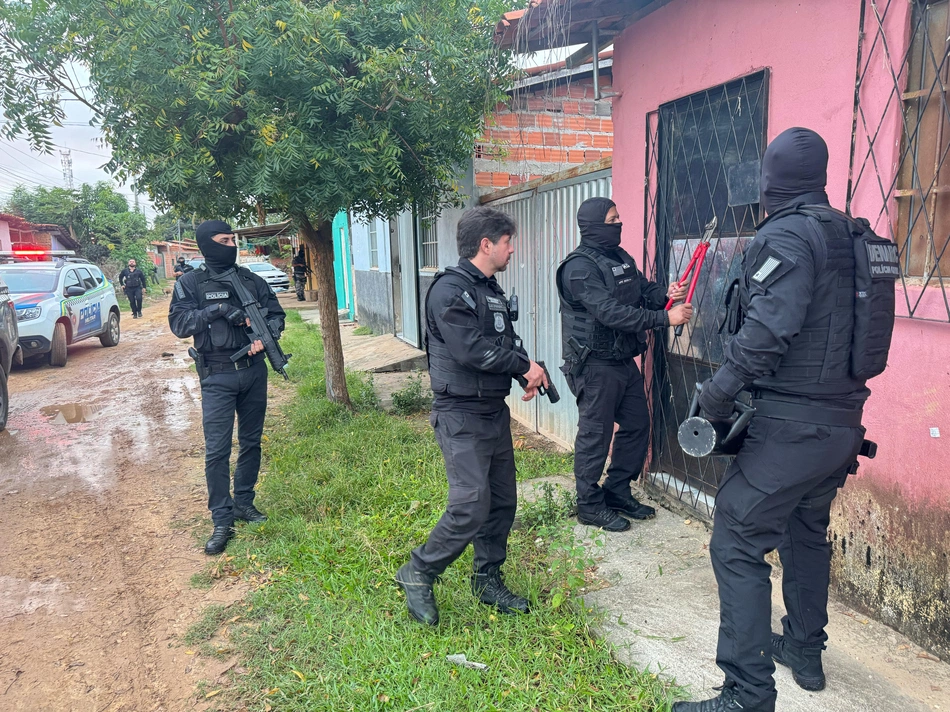 Operação da Secretaria de Segurança