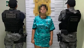 Mulher presa com drogas e arma em Parnaíba