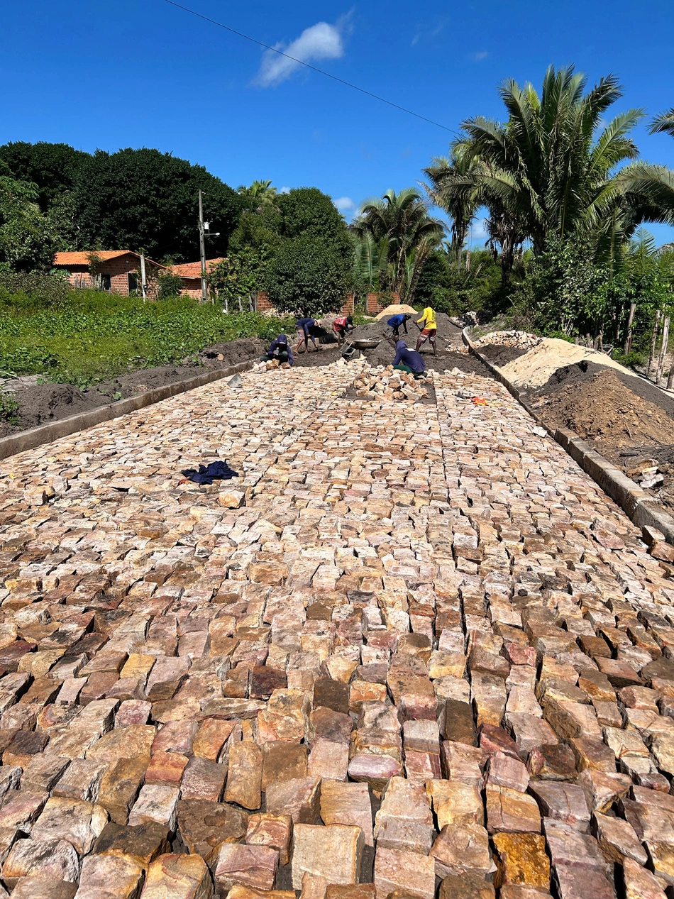 Pavimentação da Vila Palmeira em Esperantina