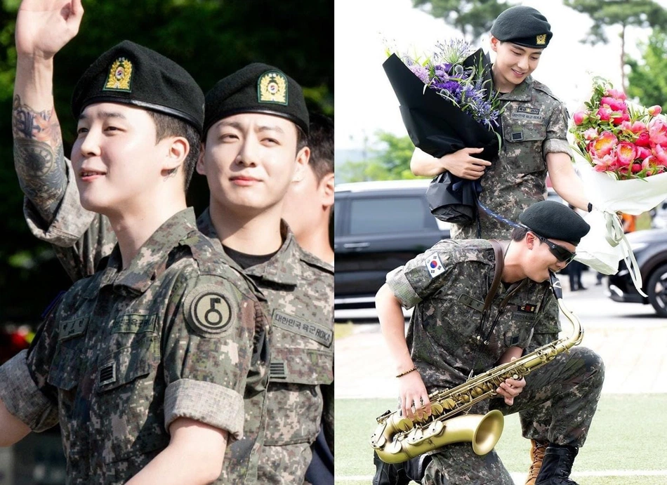 Jimin, Jung Kook, RM e V