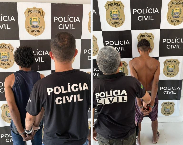 Dois dos presos nesta semana pela delegacia