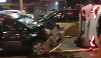 Engavetamento na BR-316, em Teresina
