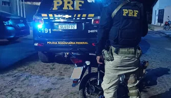 Motocicleta apreendida
