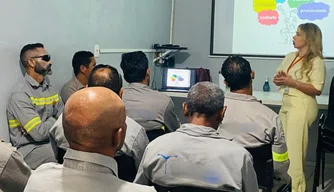 Palestra realizada pelo CEREST do Piauí.