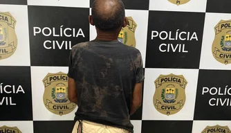 Suspeito preso pela Polícia Civil - PI.