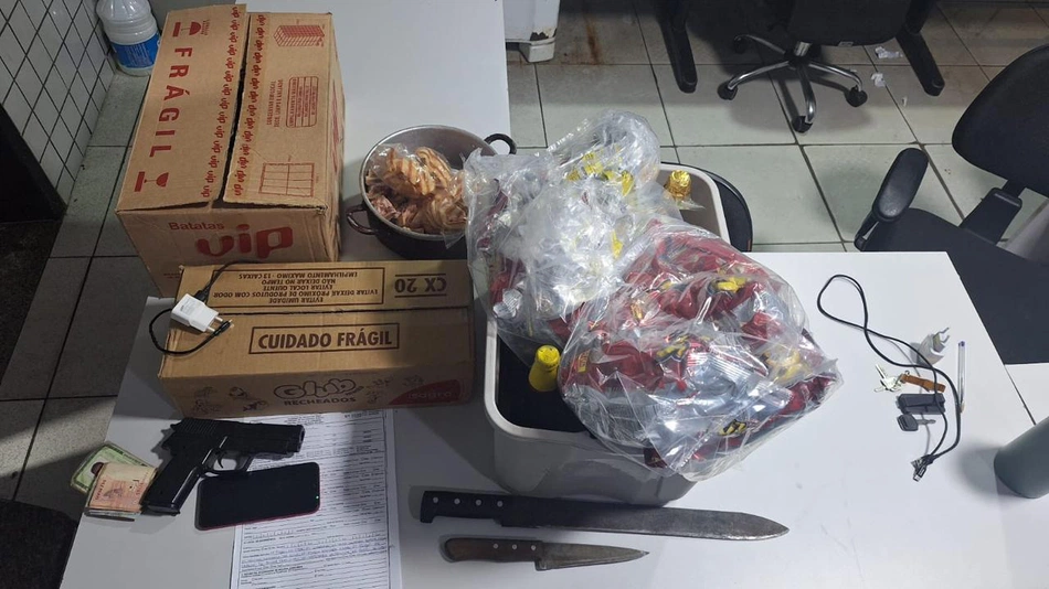 Objetos apreendidos