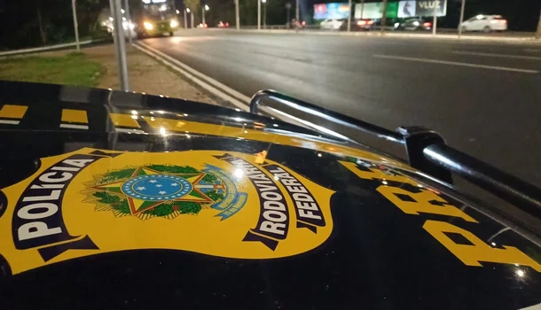 Viatura da Polícia Rodoviária Federal.