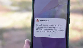 Alerta extremo da Defesa Civil.