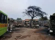 ônibus destruídos pelo incêndio em Teresina