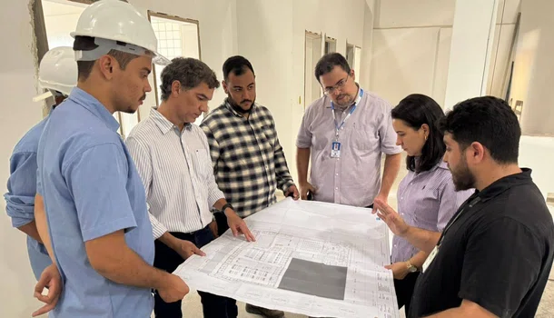 Obra no Mercado Central de Teresina
