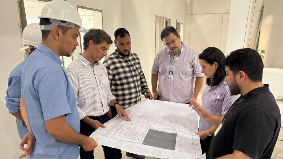 Obra no Mercado Central de Teresina