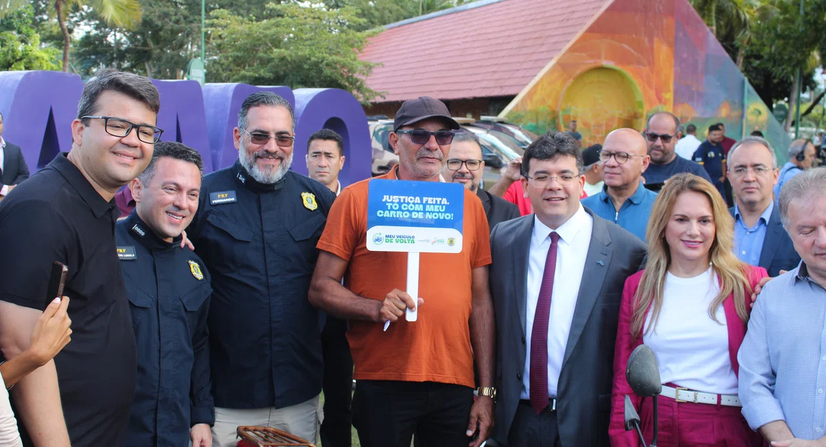 Solenidade de restituição de veículos recuperados