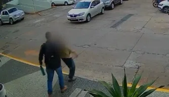 Momento da agressão