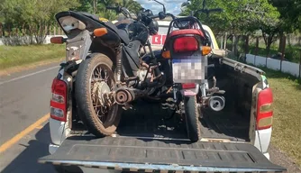 Motos apreendidas