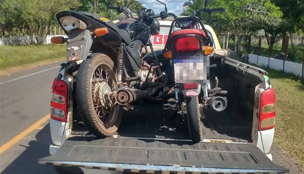 Motos apreendidas